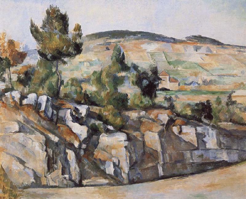 Paul Cezanne Hillside in Provence Norge oil painting art
